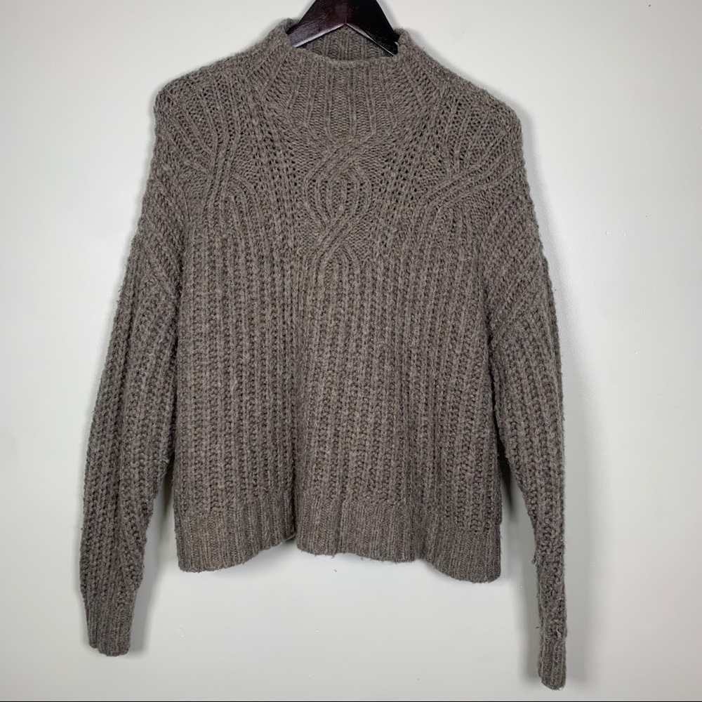 Aerie Oversized Mockneck Sweater